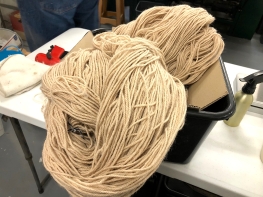 Alpaca wool processed Omaru Aug 2018