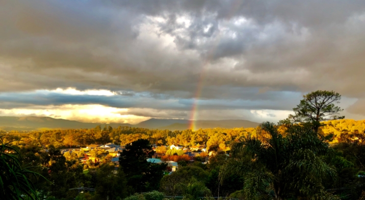 Lilydale Aug 2018 rainbow Yarra Valley