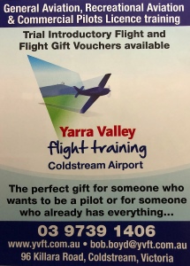 Yarra Valley Flight Training Adv Aug 2018